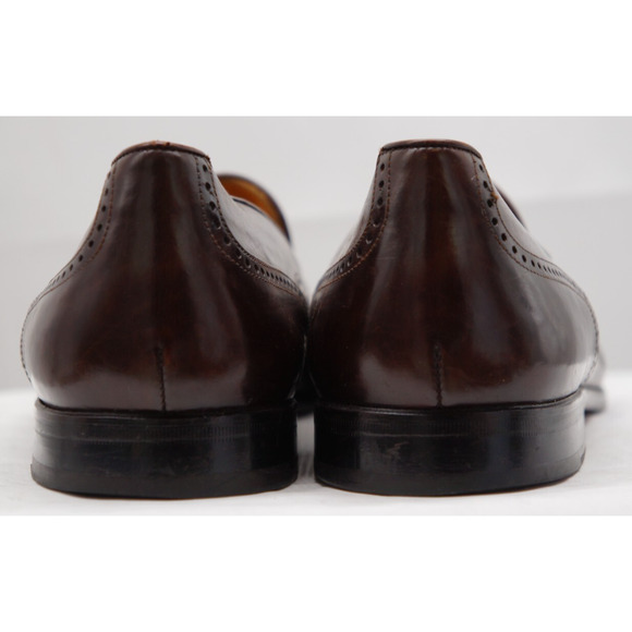 Mezlan Havana Tassel Loafers Men's Dark Brown Leather Size 10.5 - Picture 6 of 10